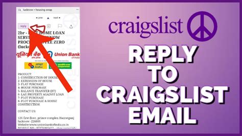 Free postings must use CL mail relay. . Craigslist email